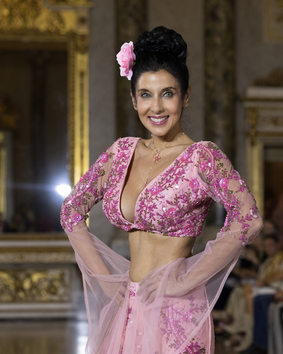 Rosabella | Blush Pink Couture Lehenga