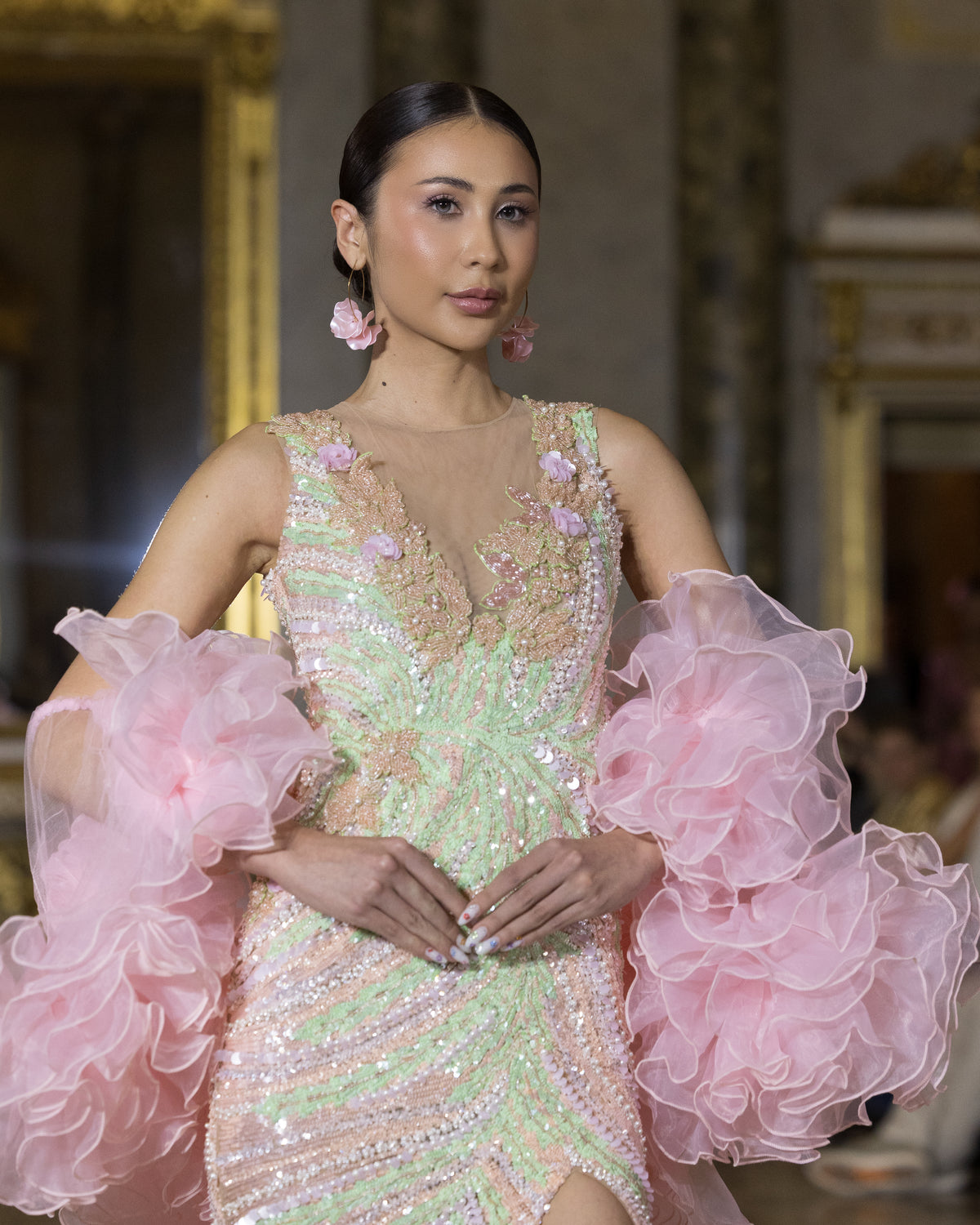 Fioré Blush | Floral Couture Gown