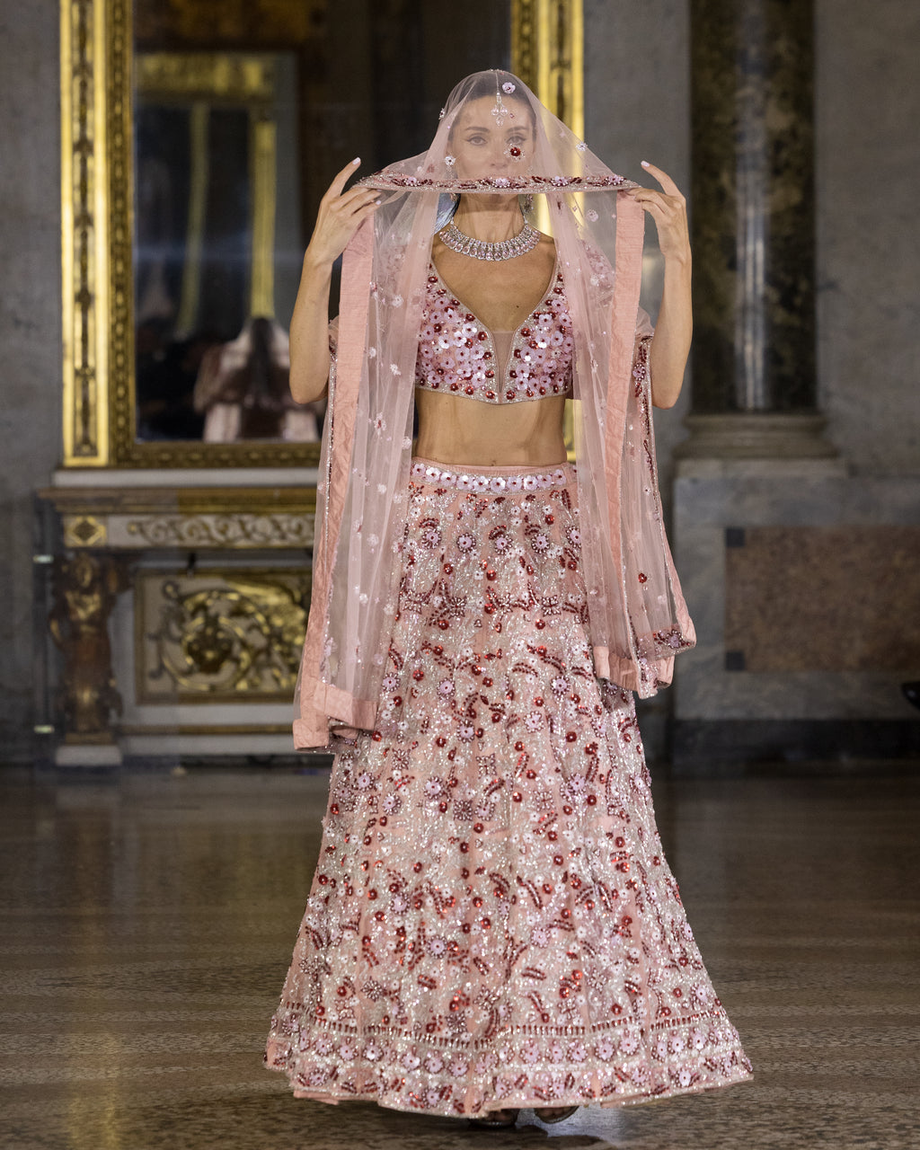 RAJASI| Hand-Embroidered Bridal Lehenga
