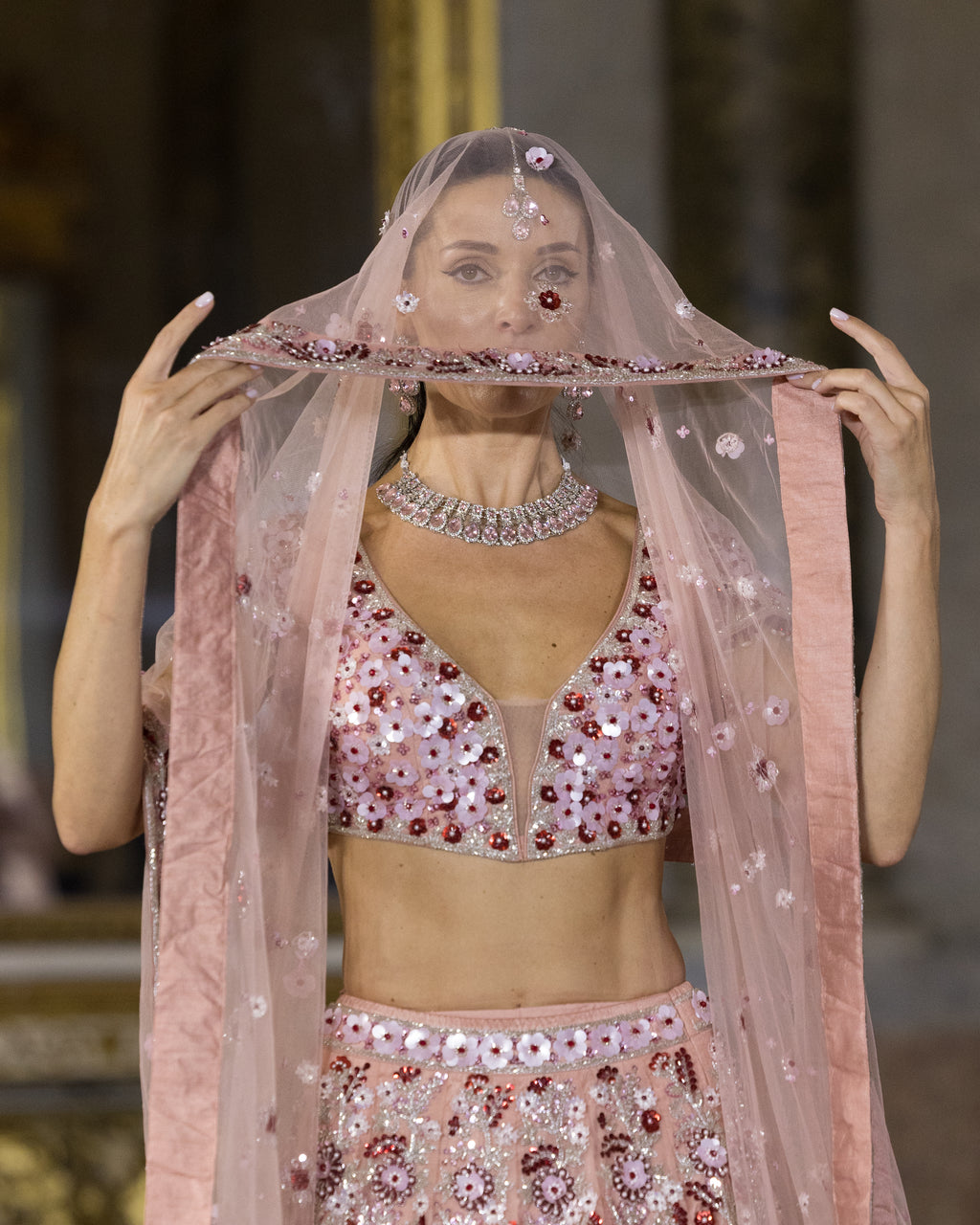 RAJASI| Hand-Embroidered Bridal Lehenga