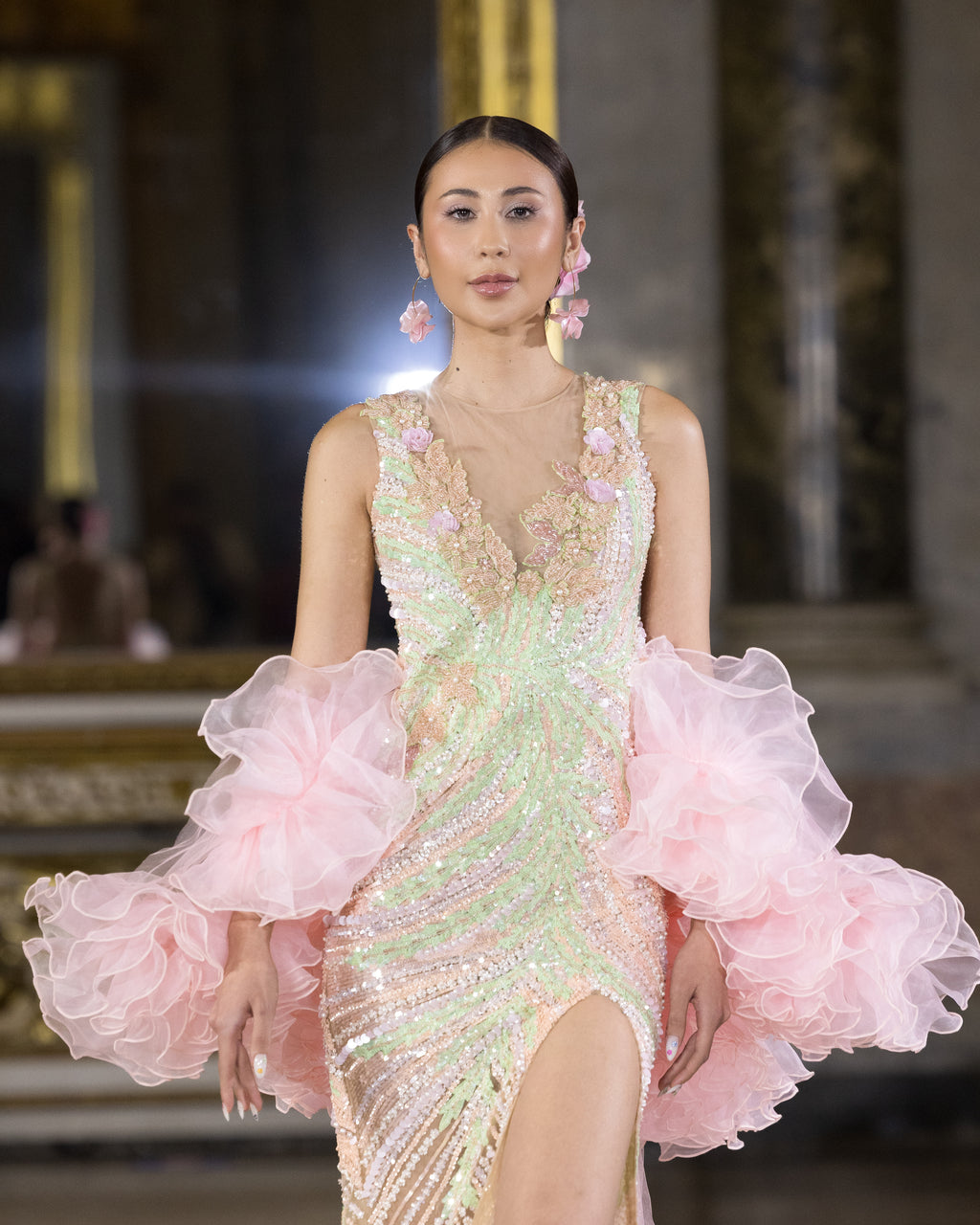 Fioré Blush | Floral Couture Gown