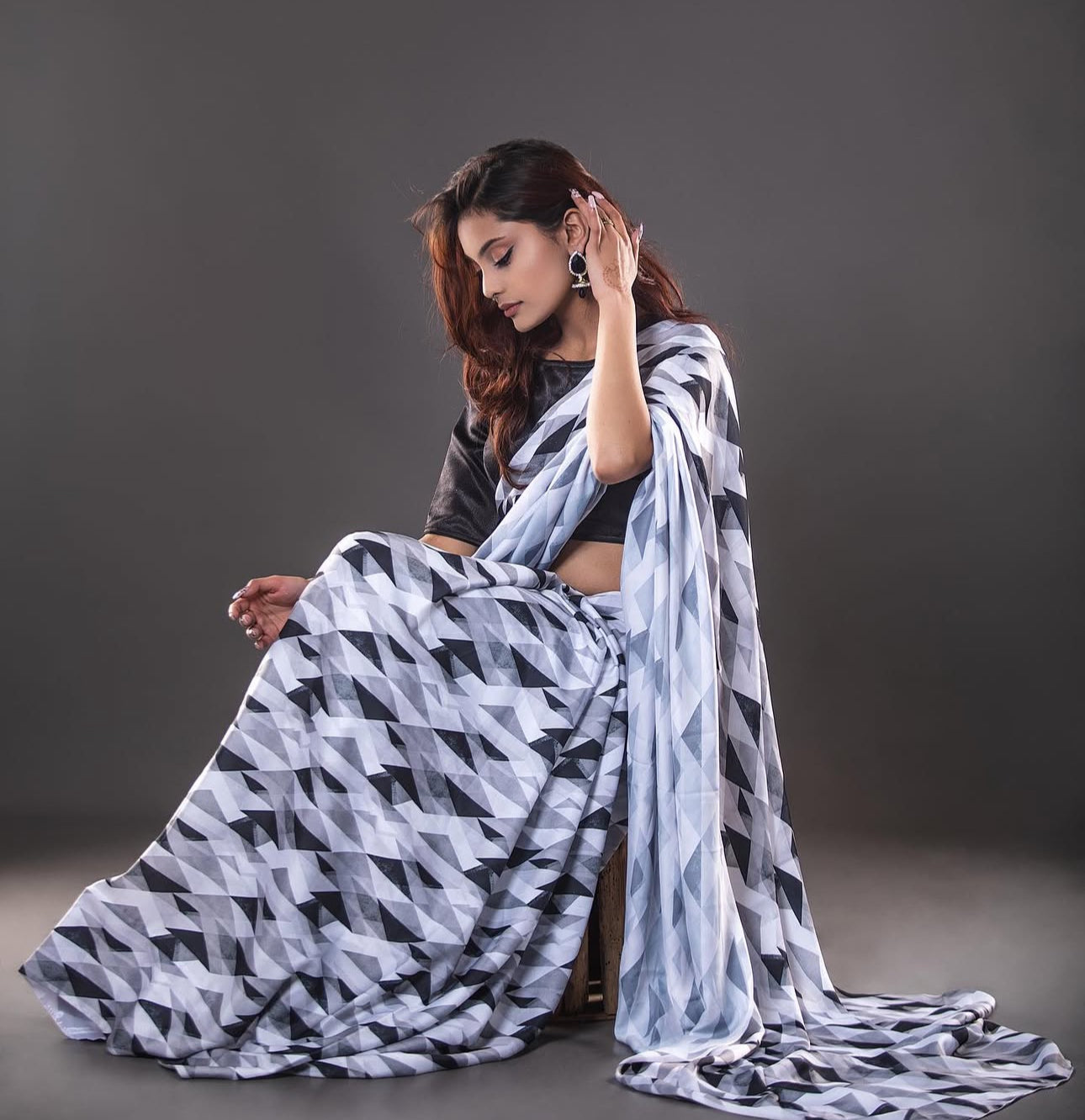 Graphic Saree