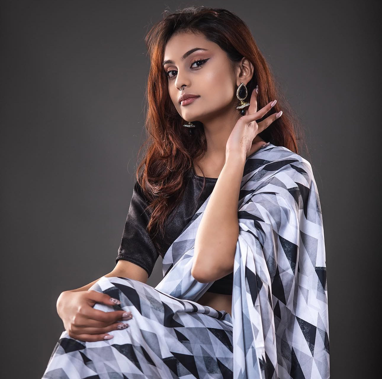 Graphic Saree